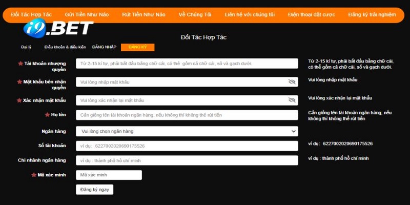 Hướng dẫn đăng ký đối tác